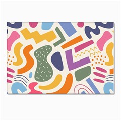 Abstract Pattern Background Postcards 5  X 7  (pkg Of 10)