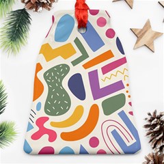 Abstract Pattern Background Bell Ornament (two Sides)