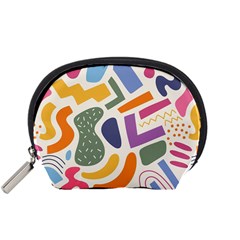 Abstract Pattern Background Accessory Pouch (small) by Maspions