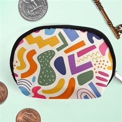 Abstract Pattern Background Accessory Pouch (medium)