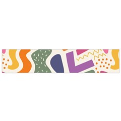 Abstract Pattern Background Small Premium Plush Fleece Scarf