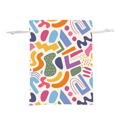 Abstract Pattern Background Lightweight Drawstring Pouch (l)