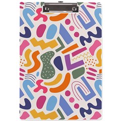 Abstract Pattern Background A4 Acrylic Clipboard by Maspions