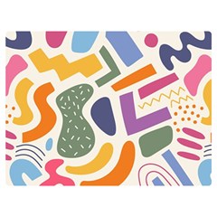 Abstract Pattern Background Premium Plush Fleece Blanket (extra Small)