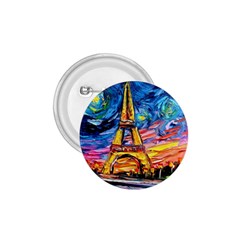 Eiffel Tower Starry Night Print Van Gogh 1.75  Buttons