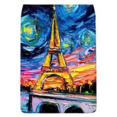 Eiffel Tower Starry Night Print Van Gogh Removable Flap Cover (l) by Maspions