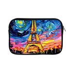 Eiffel Tower Starry Night Print Van Gogh Apple iPad Mini Zipper Cases Front