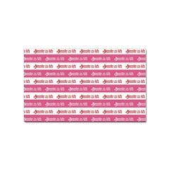 Breathe In Life, Breathe Out Love Text Motif Pattern Sticker (rectangular) by dflcprintsclothing