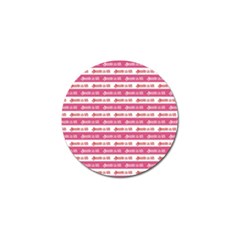 Breathe In Life, Breathe Out Love Text Motif Pattern Golf Ball Marker (10 Pack) by dflcprintsclothing