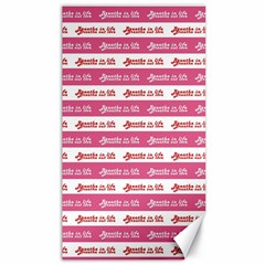 Breathe In Life, Breathe Out Love Text Motif Pattern Canvas 40  X 72  by dflcprintsclothing