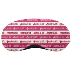 Breathe In Life, Breathe Out Love Text Motif Pattern Sleep Mask