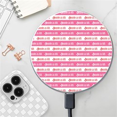 Breathe In Life, Breathe Out Love Text Motif Pattern Wireless Fast Charger(white) by dflcprintsclothing