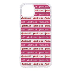 Breathe In Life, Breathe Out Love Text Motif Pattern Iphone 14 Plus Tpu Uv Print Case by dflcprintsclothing