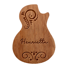 Personalized Music Guitar Picks Set - Guitar Shape Wood Guitar Pick Holder Case And Picks Set