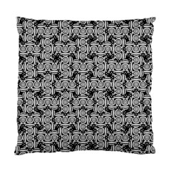 Ethnic Symbols Motif Black And White Pattern Standard Cushion Case (one Side) by dflcprintsclothing