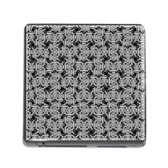 Ethnic Symbols Motif Black And White Pattern Memory Card Reader (square 5 Slot) by dflcprintsclothing