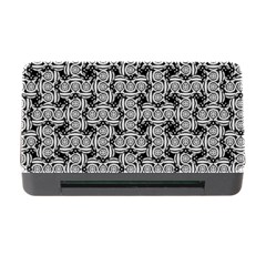 Ethnic Symbols Motif Black And White Pattern Memory Card Reader With Cf