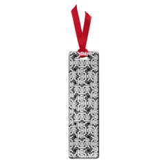 Ethnic Symbols Motif Black And White Pattern Small Book Marks by dflcprintsclothing