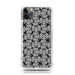 Ethnic Symbols Motif Black And White Pattern Iphone 11 Pro Max 6 5 Inch Tpu Uv Print Case by dflcprintsclothing