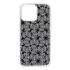 Ethnic Symbols Motif Black And White Pattern Iphone 14 Pro Max Tpu Uv Print Case by dflcprintsclothing