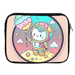 Boy Astronaut Cotton Candy Childhood Fantasy Tale Literature Planet Universe Kawaii Nature Cute Clou Apple Ipad 2/3/4 Zipper Cases by Maspions