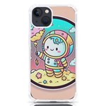 Boy Astronaut Cotton Candy Childhood Fantasy Tale Literature Planet Universe Kawaii Nature Cute Clou iPhone 13 TPU UV Print Case Front