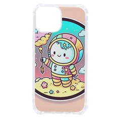 Boy Astronaut Cotton Candy Childhood Fantasy Tale Literature Planet Universe Kawaii Nature Cute Clou Iphone 13 Mini Tpu Uv Print Case by Maspions