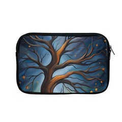 Tree Branches Mystical Moon Expressionist Oil Painting Acrylic Painting Abstract Nature Moonlight Ni Apple Macbook Pro 13  Zipper Case