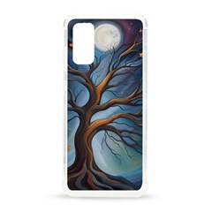 Tree Branches Mystical Moon Expressionist Oil Painting Acrylic Painting Abstract Nature Moonlight Ni Samsung Galaxy S20 6 2 Inch Tpu Uv Case by Maspions