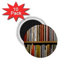 Book Nook Books Bookshelves Comfortable Cozy Literature Library Study Reading Reader Reading Nook Ro 1 75  Magnets (10 Pack) 