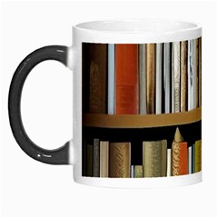 Book Nook Books Bookshelves Comfortable Cozy Literature Library Study Reading Reader Reading Nook Ro Morph Mug by Maspions