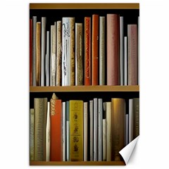 Book Nook Books Bookshelves Comfortable Cozy Literature Library Study Reading Reader Reading Nook Ro Canvas 20  X 30 