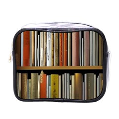 Book Nook Books Bookshelves Comfortable Cozy Literature Library Study Reading Reader Reading Nook Ro Mini Toiletries Bag (one Side)