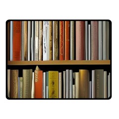 Book Nook Books Bookshelves Comfortable Cozy Literature Library Study Reading Reader Reading Nook Ro Fleece Blanket (small) by Maspions