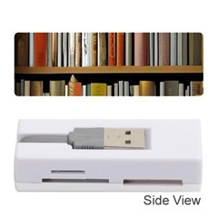 Book Nook Books Bookshelves Comfortable Cozy Literature Library Study Reading Reader Reading Nook Ro Memory Card Reader (stick)