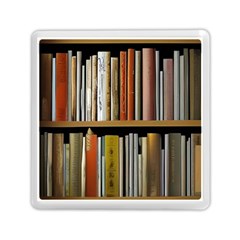 Book Nook Books Bookshelves Comfortable Cozy Literature Library Study Reading Reader Reading Nook Ro Memory Card Reader (square)