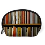 Book Nook Books Bookshelves Comfortable Cozy Literature Library Study Reading Reader Reading Nook Ro Accessory Pouch (Large) Back