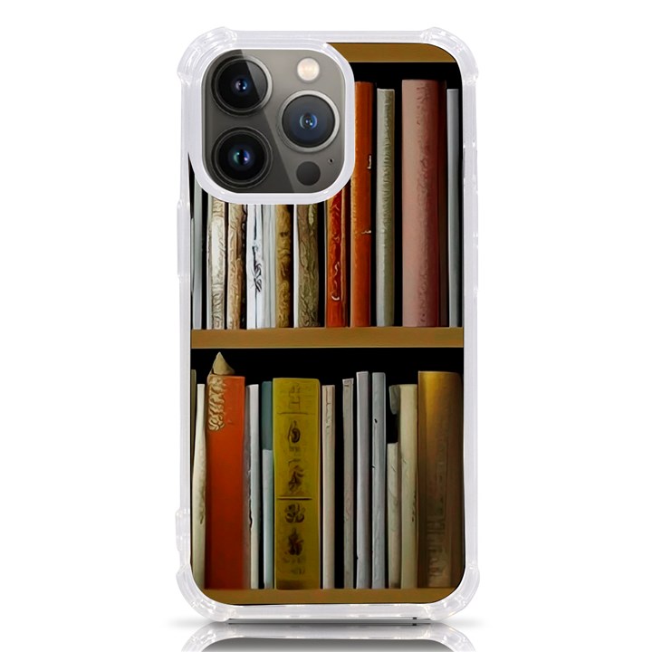 Book Nook Books Bookshelves Comfortable Cozy Literature Library Study Reading Reader Reading Nook Ro iPhone 13 Pro TPU UV Print Case