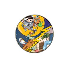 Astronaut Moon Monsters Spaceship Universe Space Cosmos Hat Clip Ball Marker (10 Pack)