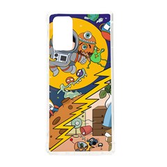 Astronaut Moon Monsters Spaceship Universe Space Cosmos Samsung Galaxy Note 20 Tpu Uv Case by Maspions