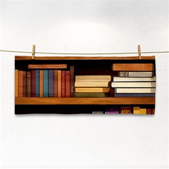 Book Nook Books Bookshelves Comfortable Cozy Literature Library Study Reading Room Fiction Entertain Hand Towel