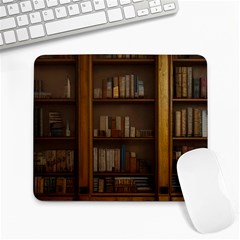 Books Book Shelf Shelves Knowledge Book Cover Gothic Old Ornate Library Large Mousepad by Maspions