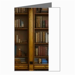 Books Book Shelf Shelves Knowledge Book Cover Gothic Old Ornate Library Greeting Card by Maspions