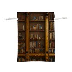 Books Book Shelf Shelves Knowledge Book Cover Gothic Old Ornate Library Lightweight Drawstring Pouch (s) by Maspions