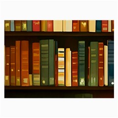 Books Bookshelves Library Fantasy Apothecary Book Nook Literature Study Large Glasses Cloth (2 Sides) by Grandong