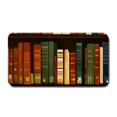 Books Bookshelves Library Fantasy Apothecary Book Nook Literature Study Medium Bar Mat by Grandong