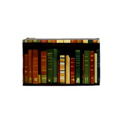 Books Bookshelves Library Fantasy Apothecary Book Nook Literature Study Cosmetic Bag (small) by Grandong