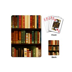 Books Bookshelves Library Fantasy Apothecary Book Nook Literature Study Playing Cards Single Design (mini) by Grandong