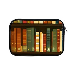 Books Bookshelves Library Fantasy Apothecary Book Nook Literature Study Apple Ipad Mini Zipper Cases by Grandong