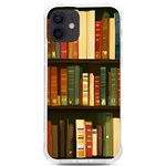 Books Bookshelves Library Fantasy Apothecary Book Nook Literature Study iPhone 12/12 Pro TPU UV Print Case Front